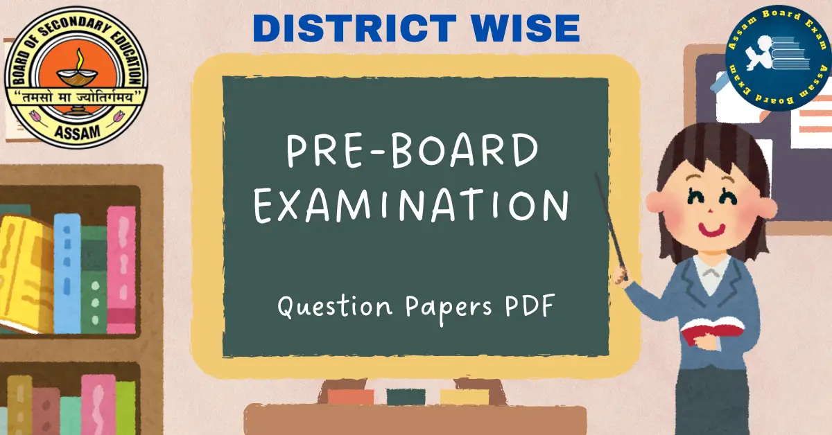 District Wise Pre Board Examination 2024-25